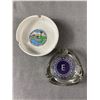 Image 1 : 2 Vintage Ashtrays. 1986 World Expo, Vancouver & Place Ville Marie Restaurant