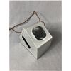 Image 2 : Vintage Brumberger Metal Slide Viewer, 2 GTE Wall Phones & AM Radio Receiver