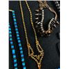 Image 2 : Wood Beaded Necklaces w/ Bracelet & 2 Rhinestone Choker Necklaces