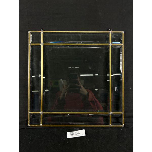 Bevelled Glass Hanging Panel