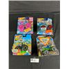 Image 1 : 3 HotWheels Monster Trucks & 1 Monster Jam "Grave Digger"  Diecast Collectibles