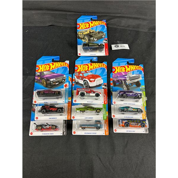 Assortment Of 10 New Collectible HotWheels In Original Packaging