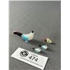 Image 2 : 4 1960's Miniature Glass Birds