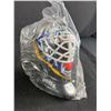 Image 3 : 1 - 1996 Sealed NHL Goalie Mask Replica's & 6 Hockey Pucks Including CBC/ Molson Hockey Night In Can
