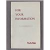 Image 1 : 1957 Canadian Pacific For Your Information Book