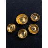 Image 2 : 5 1950's Heavy Brass Buttons