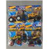 Image 1 : 4 New HotWheels Monster Trucks In Original Packaging