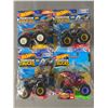 Image 1 : 4 New HotWheels Monster Trucks In Original Packaging