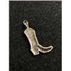 Image 2 : Detailed Sterling Cowboy Boot Pendant