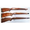 Image 1 : 3 Wood Bolt Action Rifle Stocks - Unknown