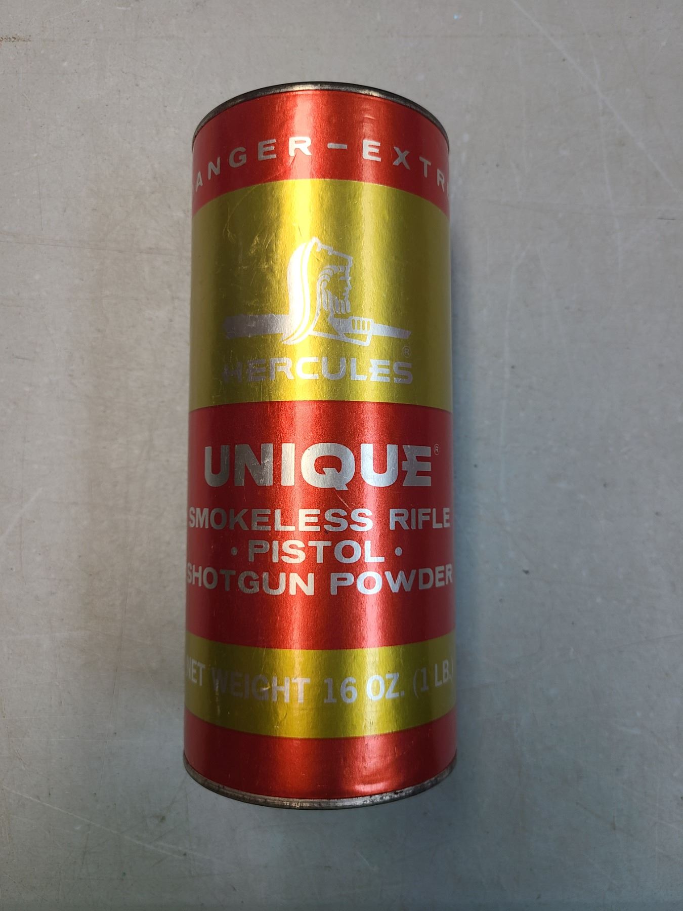 POWDER - Hercules Unique Smokeless Pistol Powder 1 lb