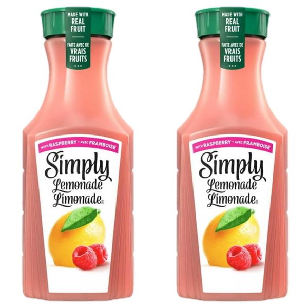 Simply Lemonade With Raspberry 2 x's 1.54L