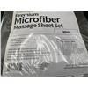 Image 4 : ForPro Premium Microfiber 3-Piece Massage Sheet Set for Massage Tables, Includes Flat Sheet, Fitted 