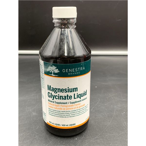 Genestra Magnesium Glycinate Liquid-Apple Pomegranate Flavour 450ml