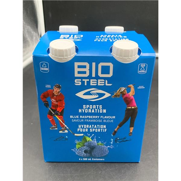 BioSteel Sports Hydration-Blue Raspberry (4 x 500ml)