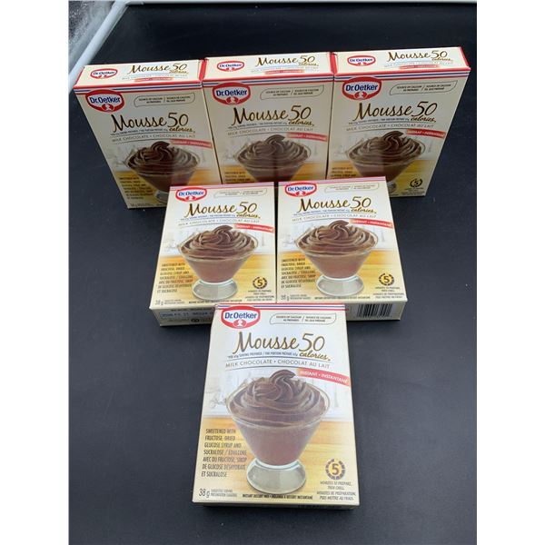 Dr. Oetker Mousse50 Milk Chocolate Instant Pudding (6 x 38g)