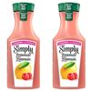 Image 1 : Simply Lemonade With Raspberry 2 x's 1.54L