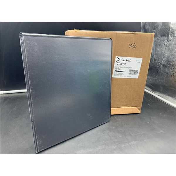 Cardinal ClearVue Economy Round Ring Binders (1.5in Black x 6)