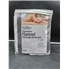 Image 1 : ForPro Premium Flannel Massage Sheet Set-White