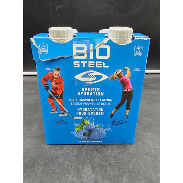 Bio Steel Sports Hydration Blue Raspberry Flavour (4 x 500ml)