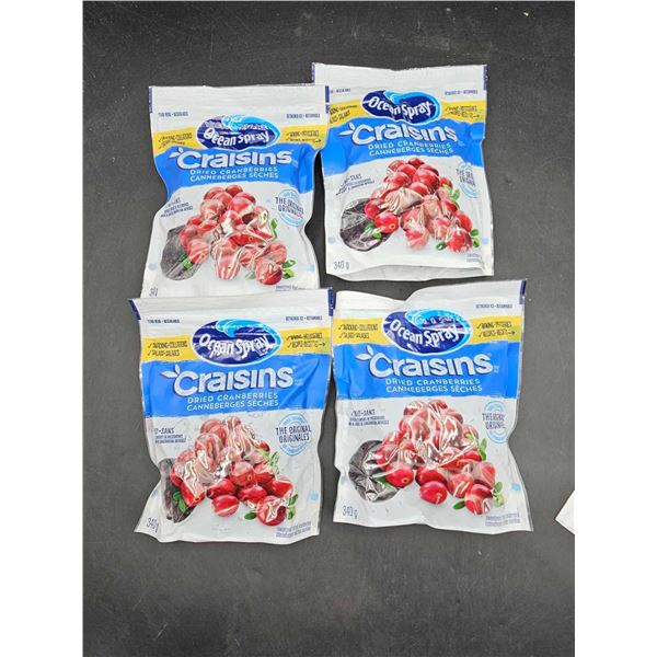 Ocean Spray Craisins Dried Cranberries (4 x 340g)