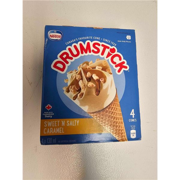 ***FROZEN*** Nestle Sweet N Salty Caramel Drumstick Ice Cream - 4x130ml
