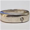 Image 1 : Silver Cubic Zirconia Ring (~Size 10) - RING (~length 0 inches) (~weight 4.96g), Suggested Retail Va