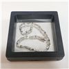 Image 5 : Silver Cubic Zirconia Bracelet (~Size 0) (~length 7 inches) (~weight 5.81g), Suggested Retail Value 