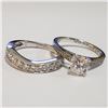 Image 2 : Silver Lot Of 2 Cubic Zirconia Ring (~Size 0) (~length 0 inches) (~weight 6.03g), Suggested Retail V