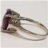Image 3 : Silver Ruby Ring (~Size 10) - RING (~length 0 inches) (~weight 4.35g), Suggested Retail Value $200