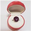 Image 4 : Silver Ruby Ring (~Size 10) - RING (~length 0 inches) (~weight 4.35g), Suggested Retail Value $200