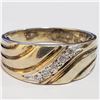 Image 1 : Silver Cubic Zirconia Ring (~Size 10) - RING (~length 0 inches) (~weight 4.76g), Suggested Retail Va