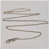 Image 1 : Silver Chain (~Size 0) (~length 16 inches), Suggested Retail Value $80