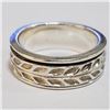 Image 1 : Silver Ring (~Size 8) - RING (~length 0 inches) (~weight 8.38g), Suggested Retail Value $180