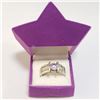 Image 4 : Silver Cubic Zirconia Ring (~Size 6.5) - RING (~length 0 inches) (~weight 4.72g), Suggested Retail V