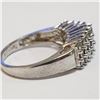 Image 3 : Silver Cubic Zirconia Ring (~Size 8) - RING (~length 0 inches) (~weight 4.81g), Suggested Retail Val