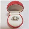 Image 4 : Silver Cubic Zirconia Ring (~Size 8) - RING (~length 0 inches) (~weight 4.81g), Suggested Retail Val