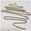 Image 1 : Silver Chain (~Size 0) (~length 29 inches) (~weight 20.49g), Suggested Retail Value $420