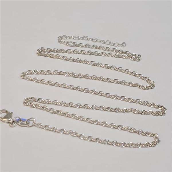 Silver Chain (~Size 0) (~length 20 inches) (~weight 3.94g), Suggested Retail Value $100