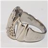 Image 3 : Silver Cubic Zirconia Ring (~Size 6.5) - RING (~length 0 inches) (~weight 3.54g), Suggested Retail V