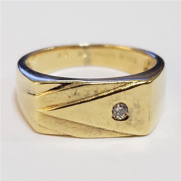 Silver Cubic Zirconia Ring (~Size 6) - RING (~length 0 inches) (~weight 4.02g), Suggested Retail Val