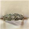 Image 1 : Silver Marcasite Ring (~Size 8) -RING (~length 0 inches), Suggested Retail Value $80