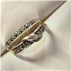 Image 3 : Silver Marcasite Sets (~Size 7) -RING, Suggested Retail Value $80