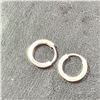 Image 1 : Silver Hoops Earrings (~Size 0) (~length 0 inches), Suggested Retail Value $30