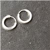 Image 2 : Silver Hoops Earrings (~Size 0) (~length 0 inches), Suggested Retail Value $30