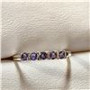 Image 1 : Silver Sapphire Ring (~Size 7) -RING (~length 0 inches), Suggested Retail Value $50