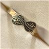 Image 2 : Silver Marcasite Ring (~Size 8) -RING (~length 0 inches), Suggested Retail Value $70