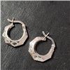Image 2 : Silver Hoops Earrings (~Size 0) (~length 0 inches), Suggested Retail Value $60