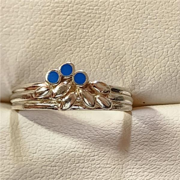 Silver Gemstone Ring (~Size 7) -RING (~length 0 inches), Suggested Retail Value $70