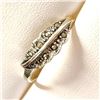 Image 3 : Silver Marcasite Ring (~Size 8) -RING (~length 0 inches), Suggested Retail Value $70